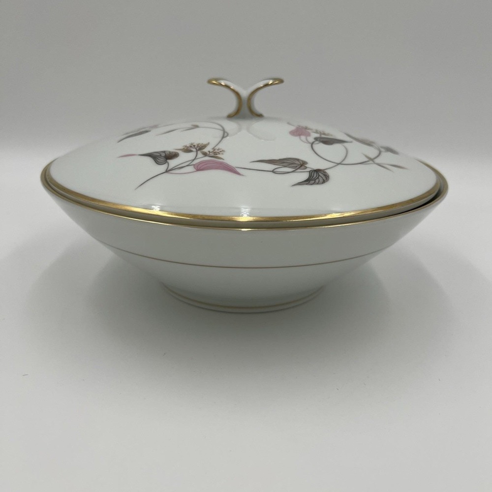 Noritake Arden 5603 Covered Vegetable tureen bowl Discountinued 60's